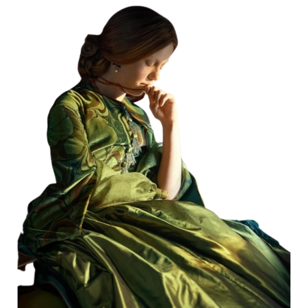 Mia Goth Frankenstein Green Coat | America Suits