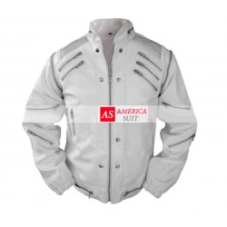 Michael Jackson Classic Beat it Jacket in white color