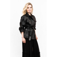 Michelle Pfeiffer Margos Got Money Troubles 2026 Black Leather Jacket