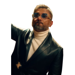 Millionaire Song Honey Singh Black Leather Blazer