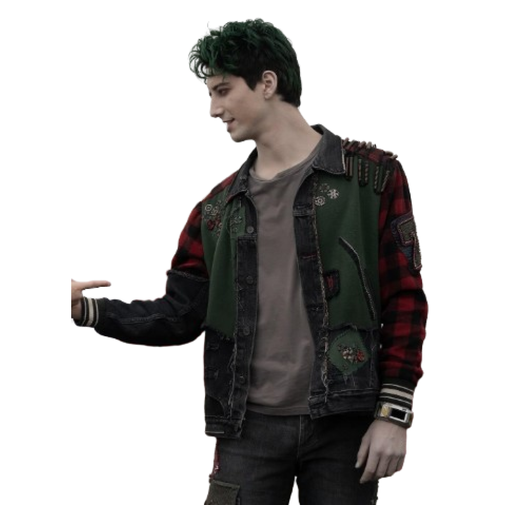 Milo Manheim in a distinctive jacket