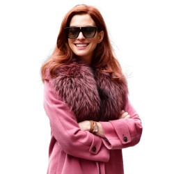 Modern Love Anne Hathaway Pink Coat Modern Love Anne Hathaway Pink Coat