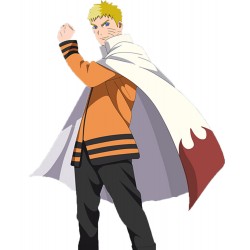 Naruto Uzumaki 7th Hokage Orange Jacket