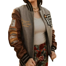NFR Rodeo Las Vegas 2024 Varsity Bomber Jacket