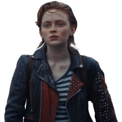 O Dessa 2025 Sadie Sink Studded Leather Jacket
