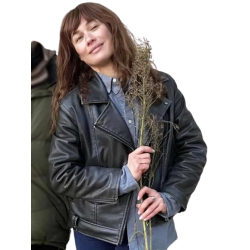 Olga Kurylenko Paradox Effect Black Leather Jacket Olga Kurylenko Paradox Effect Black Leather Jacket