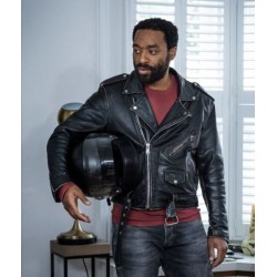 Paxton Locked Down Black Leather Jacket