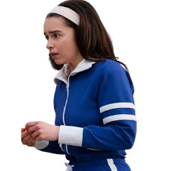 Ponies Emilia Clarke Blue Track Suit Ponies Emilia Clarke Blue Track Suit