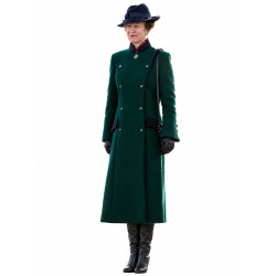 Princess Anne Green Long Coat