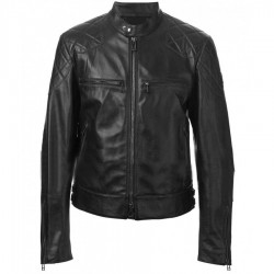 Quilted David Beckham Biker Jacket
