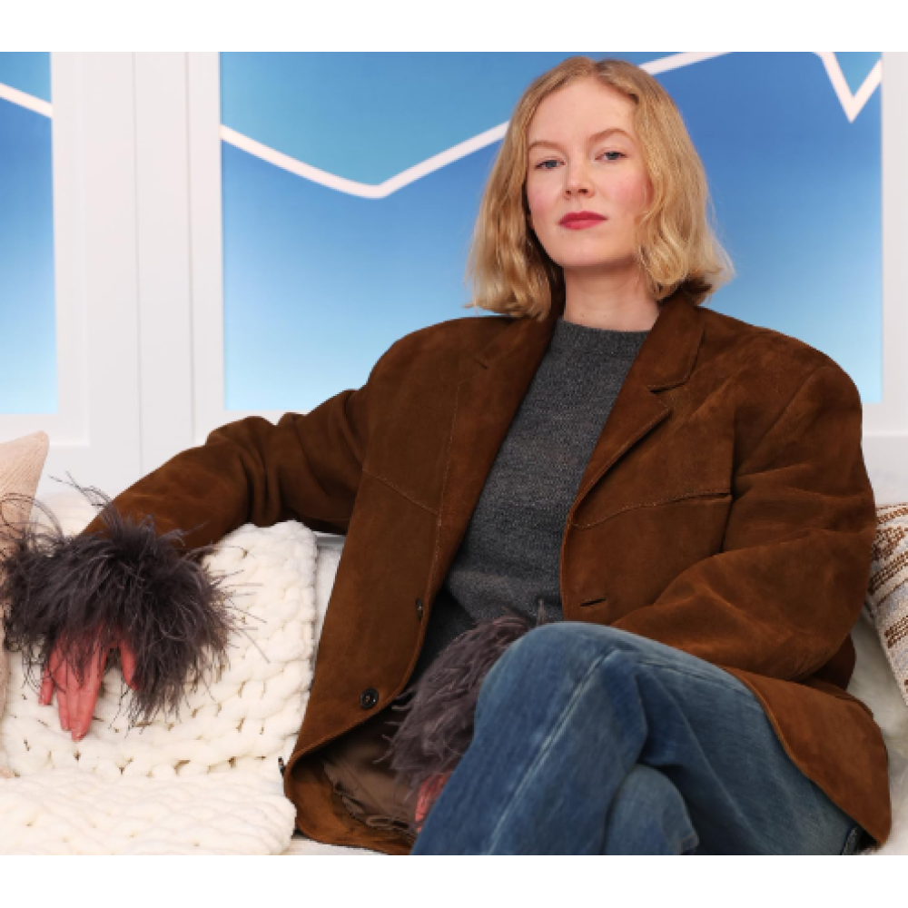 Rabbit Trap Rosy McEwen Brown Oversized Coat | America Suits