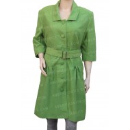 Rachel Brosnahan The Marvelous Mrs. Maisel Light Green Coat