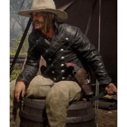 Red Dead Redemption 2 Micah Bell Tail Leather Coat