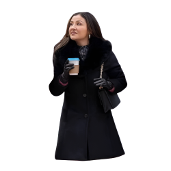 Relationship Goals Annie Gonzalez Black Wool Coat