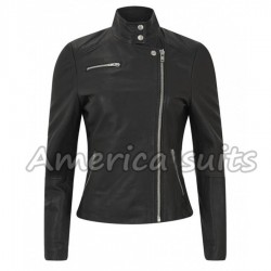 Retro Black Leather Jacket