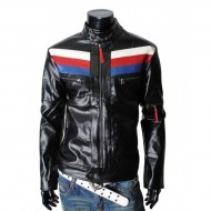 Rider Slim fit Mens Casual Black Jacket