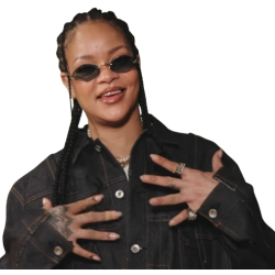 Rihanna Smurfs 2025 Brown Denim Jacket Rihanna Smurfs 2025 Brown Denim Jacket