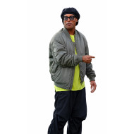 Ronaldinho Gray Bomber Jacket