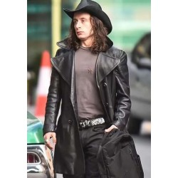 Rory Culkin 5lbs of Pressure Leather Coat