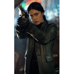 Rosa Salazar Play Dirty Zen Black Leather Jacket