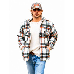 Ryan Gosling White Plaid Wool Jacket