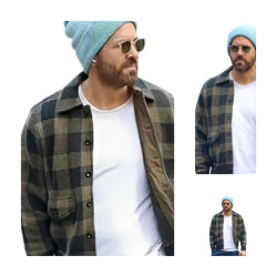 Ryan Reynolds Plaid Jacket