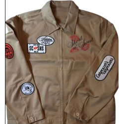Sabrina Carpenter Short n Sweet Tour 2024 Beige Cotton Jacket