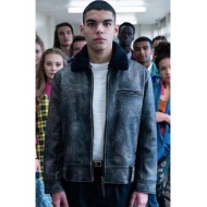 Sami Outalbali Sex Education Leather Jacket