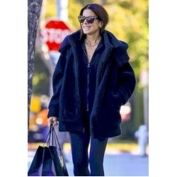 Sandra Bullock Faux Fur Jacket
