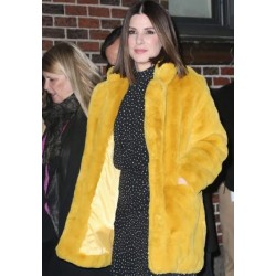 Sandra Bullock Fur Coat