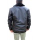 Seth Rollins Fur Collar Black Leather Jacket