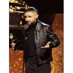 Skrillex Grammys Award 2024 Leather Jacket