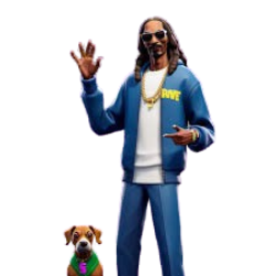 Snoop Dogg Fortnite Skin Blue Jacket