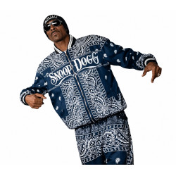 Snoop Dogg Blue Paisley Tracksuit