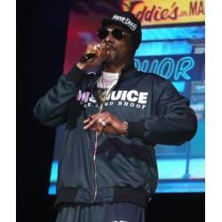 Snoop Dogg Juice Blue Bomber Jacket
