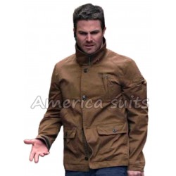 Stephan Ammel Brown Oliver Queen Jacket