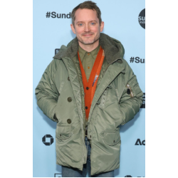 Sundance Film Festival Elijah Wood Olive Green Jacket
