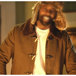 Super Bowl Idris Elba Brown Jacket