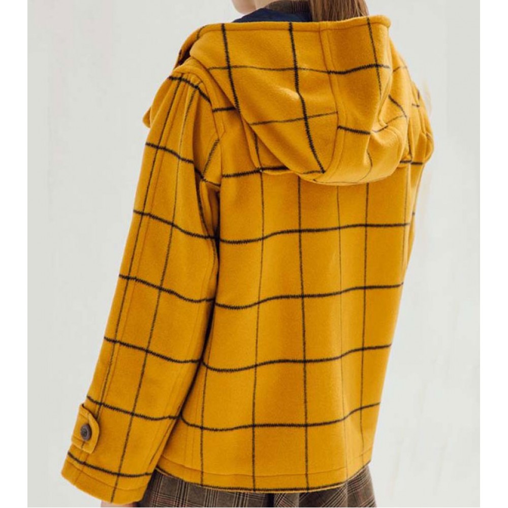 BAL FAUX SHEARING DUFFLE COAT イエロー Taylor Swift Paddington Loves Duffle Coat