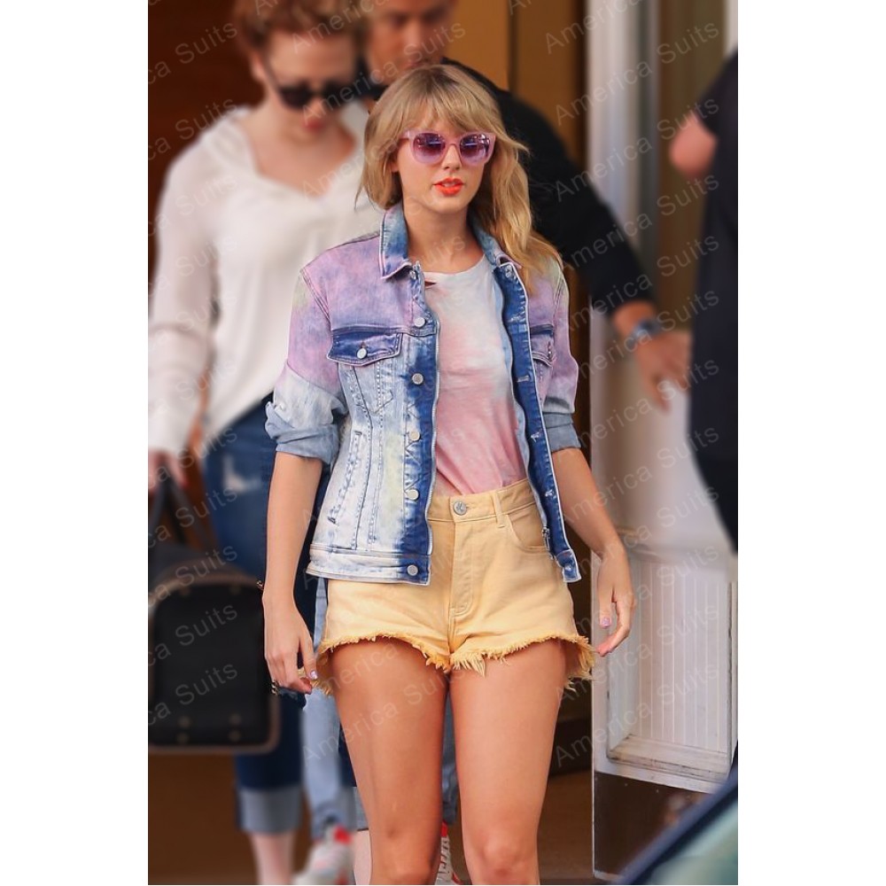 Taylor Swift Tie-Dye Blue Jacket | 15% OFF