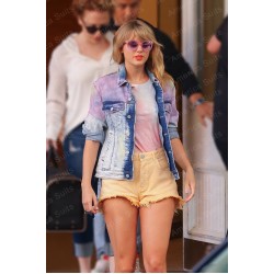 Taylor Swift Tie-Dye Blue Jacket