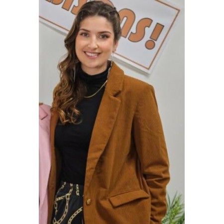 Tess Atkins One Bad Apple 2024 Brown Blazer