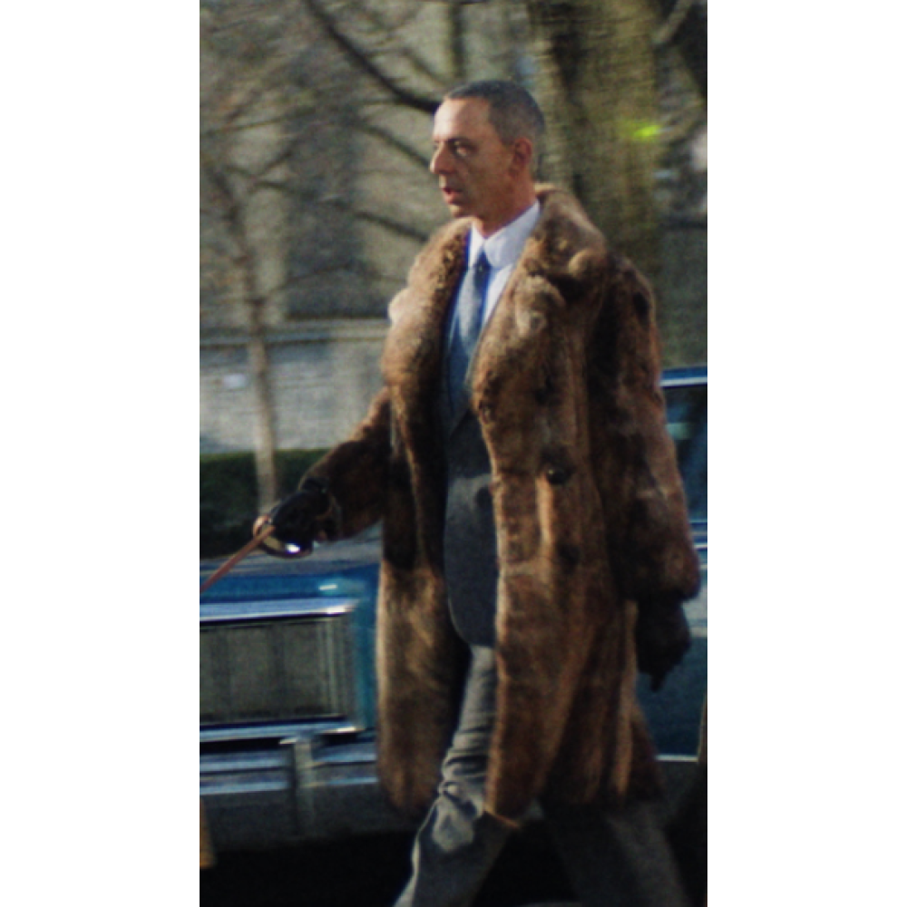 The Apprentice 2024 Roy Cohn Fur Coat