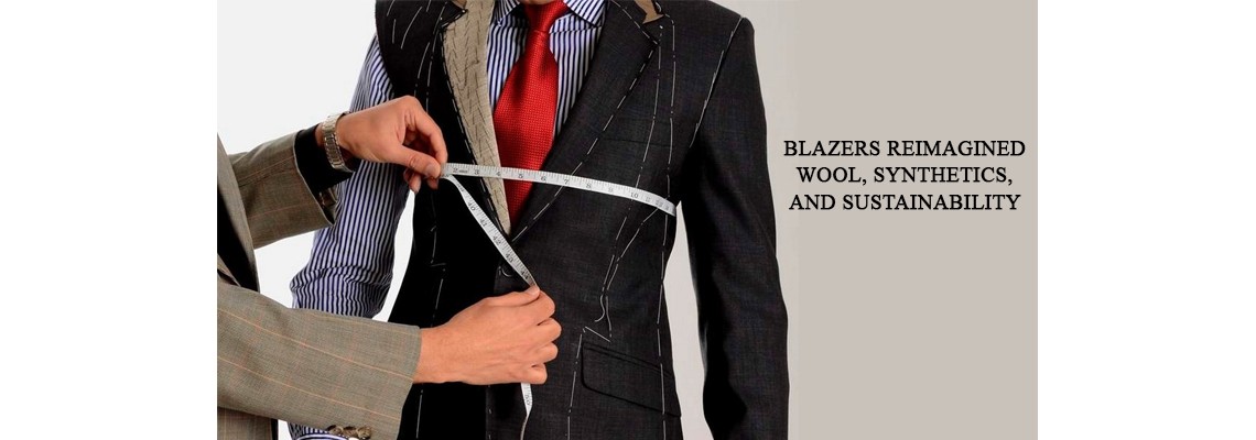 Blazers Reimagined Wool Synthetics and Sustainability