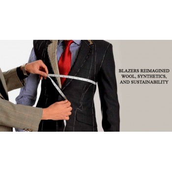 Blazers Reimagined Wool Synthetics and Sustainability