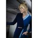The-Flight-Attendant-Kaley-Blue-Wrap-Dress