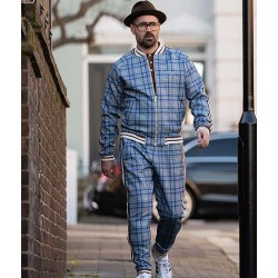 The Gentlemen Coach Blue Checkered Tracksuit