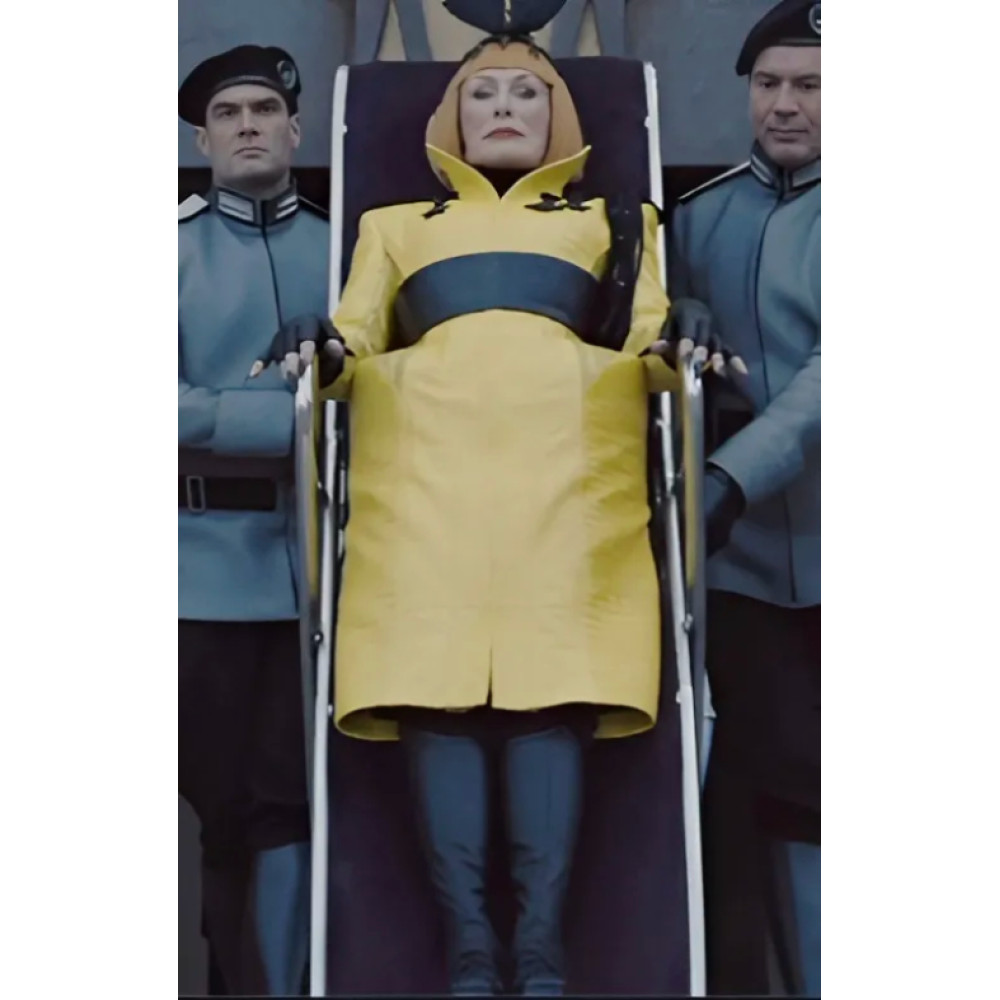 Glenn Close Yellow Costume The Hunger Games Sunrise On The Reaping 2026 Screenshot 2 1000x1000h 