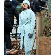 The Infinity Jackson Quilted Blue Coat
