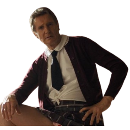 The Naked Gun Liam Neeson Cardigan | America Suits